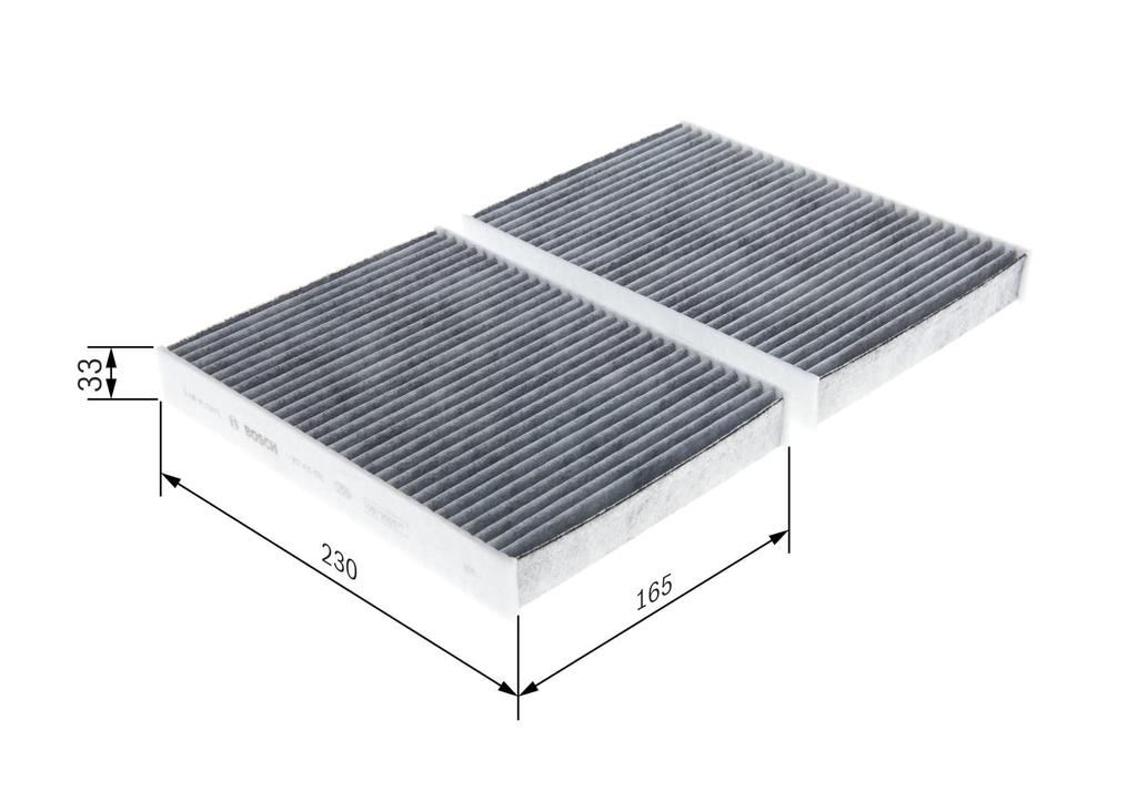 Фильтр салона активный 1 активированный уголь VW часть 1987435578 BOSCH/номер Bosch