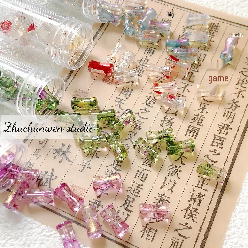 Китайские бамбуковые бусины-разделители лэмпворк для изготовления украшений своими руками