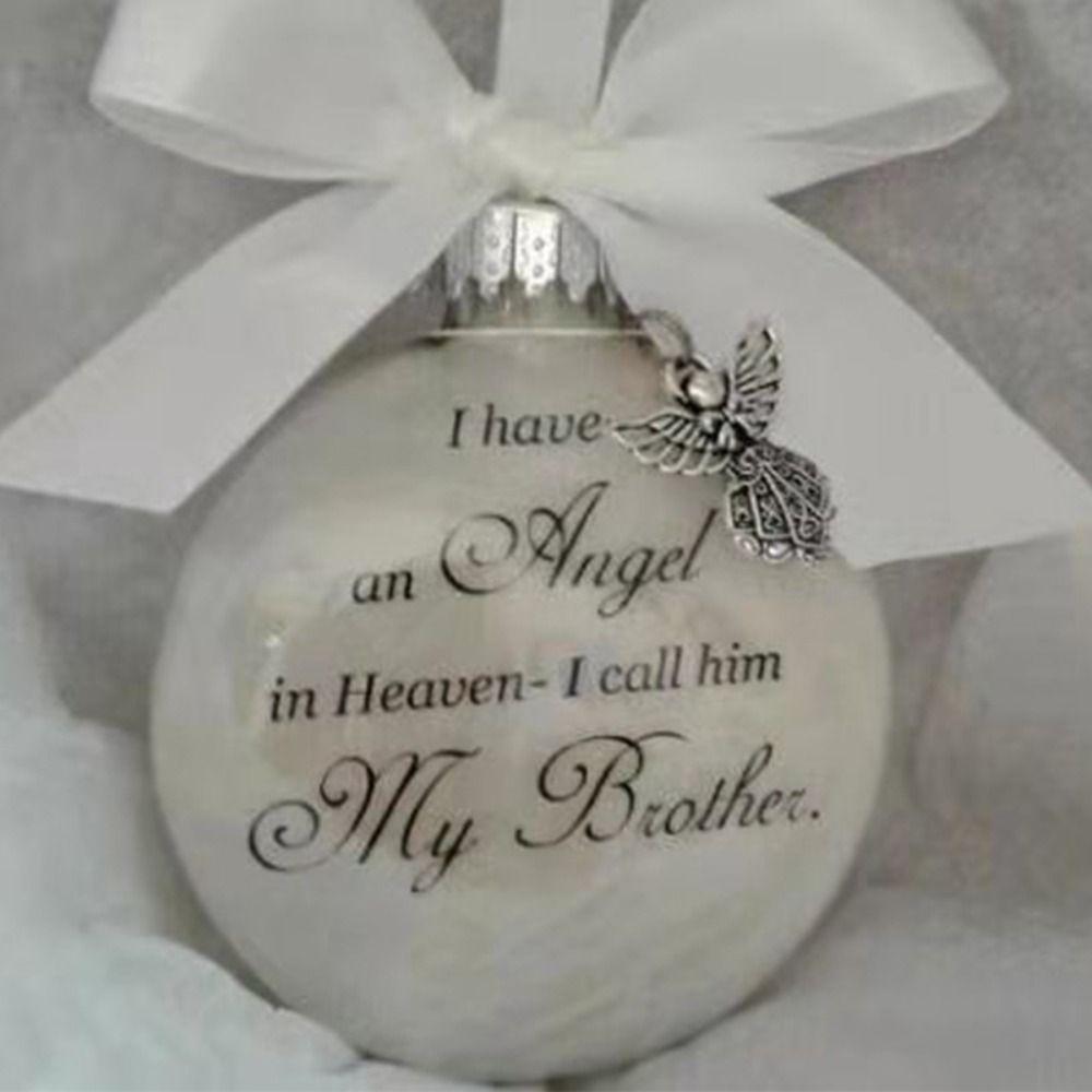 "I Have an Angel In Heaven "Pendants Memorial Hanging Ornament 8cm Memorial Pendant  Home