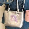 Stuffed Cartoon Bag Pendant Star Car Key Ring Lovely Little Girl Keychain  Bag Pendant