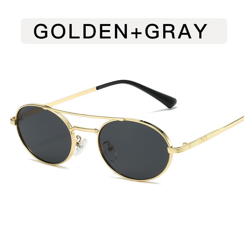 Женские солнцезащитные очки в винтажном стиле, овальной формы, с двойной переносицей, для мужчин, для вождения, для пеших прогулок, женские солнцезащитные очки