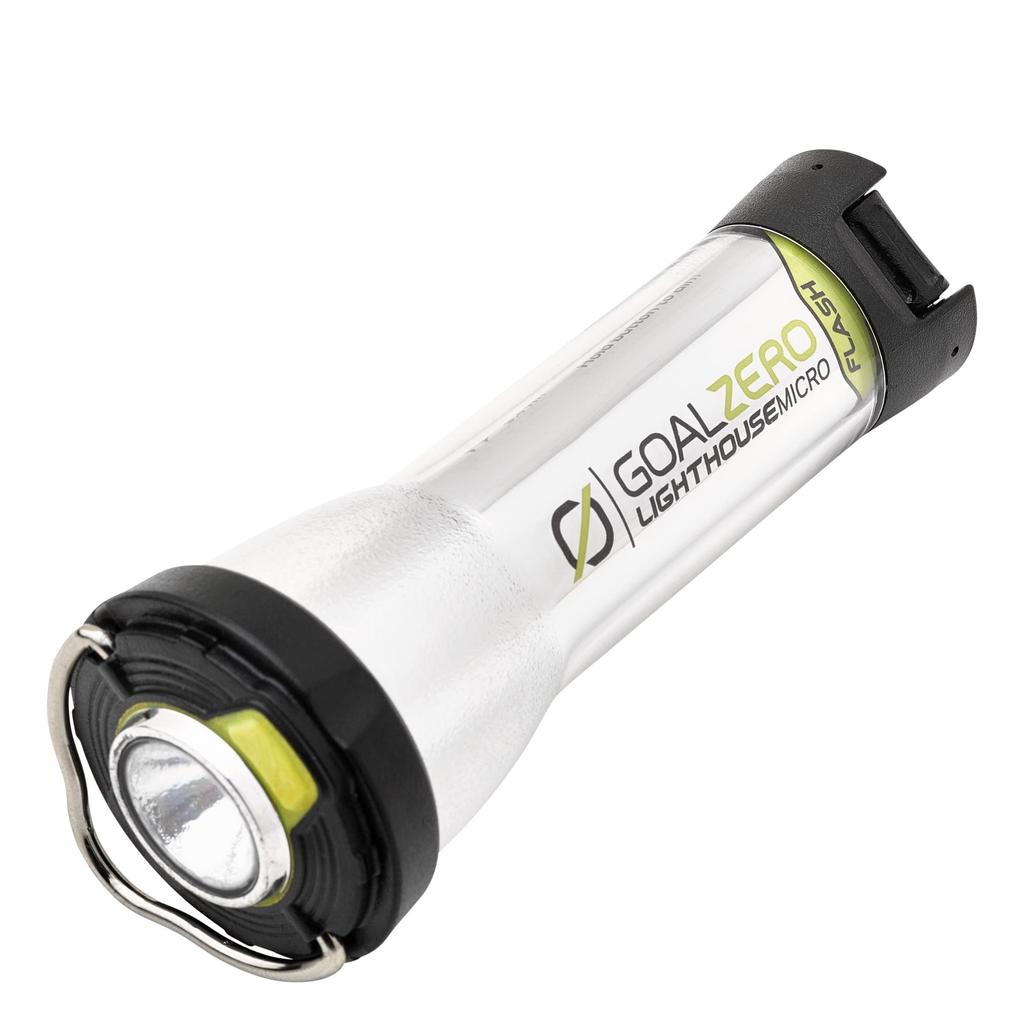 Светодиодный фонарь Goal Zero Lighthouse Micro Flash, Аварийное снаряжение, Мини-фонарь со светодиодом, перезаряжаемый по USB, 150 люмен, водонепроницаемый, легкий, компактный, с