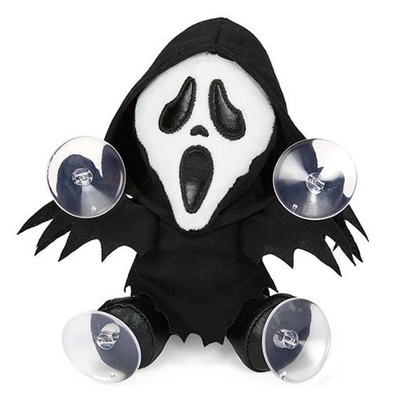 Scream 6 Plush Ghost Face Stuffed Plush Soft Stuffed Horror Killer Plushie Doll Black Robe White Mask Collectible Gift For Fans