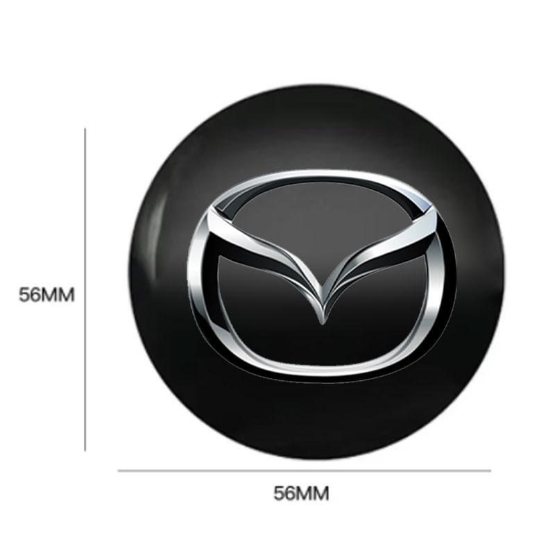 AAET1 Колпачок ступицы колеса автомобиля Наклейки с логотипом на диск для Mazda M3 M6 MP Skyactiv Axela Atenza Biante BT-50 CX-30 Аксессуары