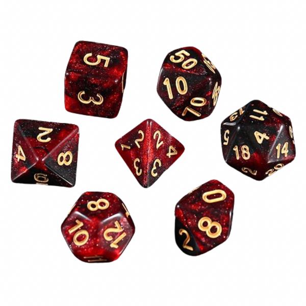 Mirunto Colorful Multipurpose Polyhedral Dice Set 7P, Korea Representative Board Game