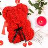 Пенопластовый подарок на День святого Валентина Вечная роза Украшение для вечеринки Новый мишка из роз День рождения