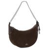 Polo Ralph Lauren Polo ID Brand Letter Logo Suede Mini Shoulder Tote Bag Women handbags Brown 428980767001