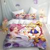 Аниме Shugo Chara Набор постельного белья Звездная Песня Мягкий с Мягкой Тканью Комплект Пододеяльника С Наволочкой Двуспальная Полная Кровать Queen King Постельное Белье Кровать Домашний Текстиль