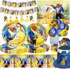 Beauty And The Beast Party Decoration Birthday Backdrop Belle Princess Paper Cup Plate Balloons For Girl Favor Gifts Baby Shower