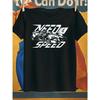 Футболка Need for Speed Racing Винтажный гоночный автомобиль 100% Хлопок Круглый вырез Короткий рукав Летняя Повседневная Мужская футболка Streetwear