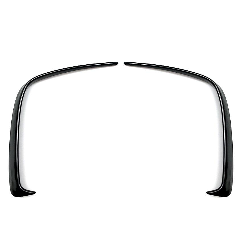 For Mercedes Benz A-Class W176 A45 AMG 2013-2018 Hatchback Rear Bumper Lip Spoiler Side Canards Splitter Body Kits Gloss Black