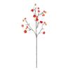 Long Branches Artificial Lantern Fruits Bouquets Red Plastic Fake Flower  Home Vase Decor