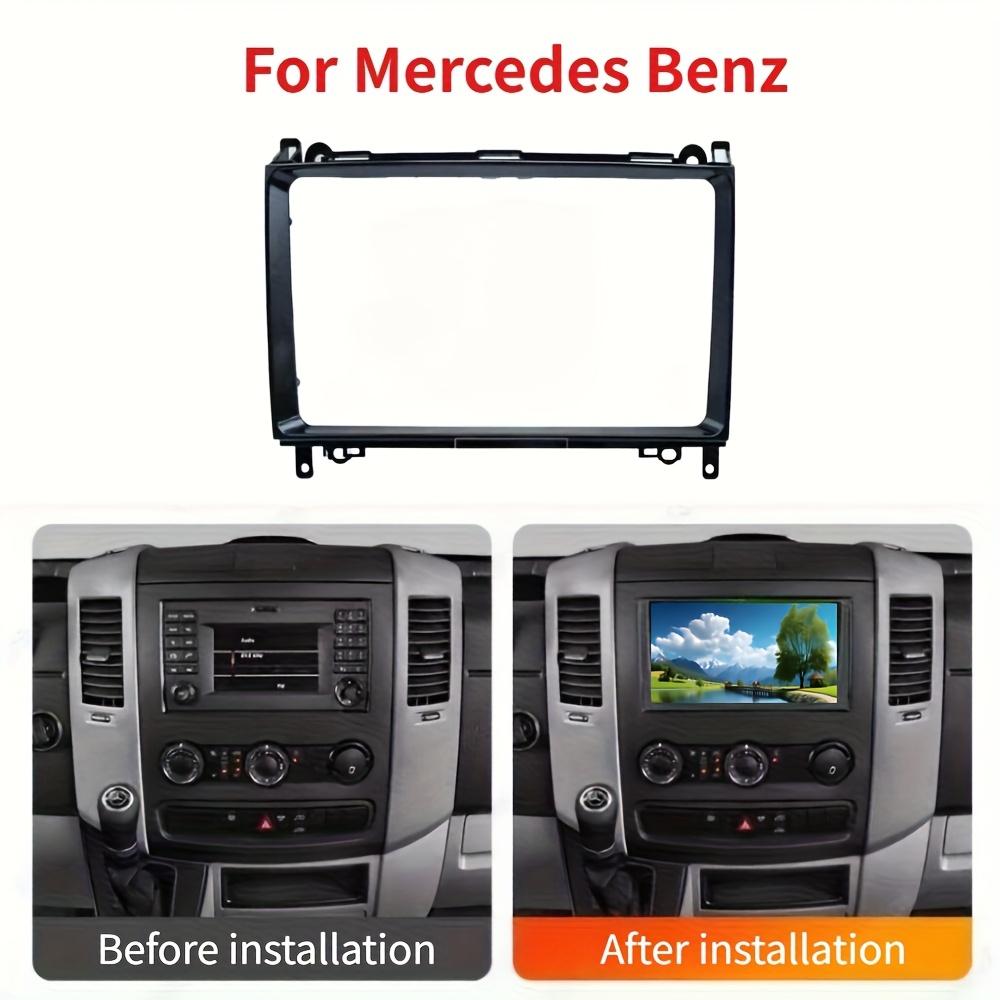 Car Fascia for Mercedes Benz A-class W169 B-class W245 W906 for Sprinter Viano Vito for VW Crafter 9-inch panel frame Kit Interior Mouldings