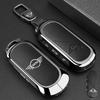 Кожаный чехол-брелок из сплава для автомобильного брелка-ключа For BMW MINI Cooper Countryman U25 J01 J05 F65 F66 2024 2025 Защитный брелок