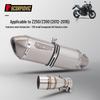 Средняя часть выхлопной трубы с глушителем для Z300/Z250 из нержавеющей стали (2012-2016)
