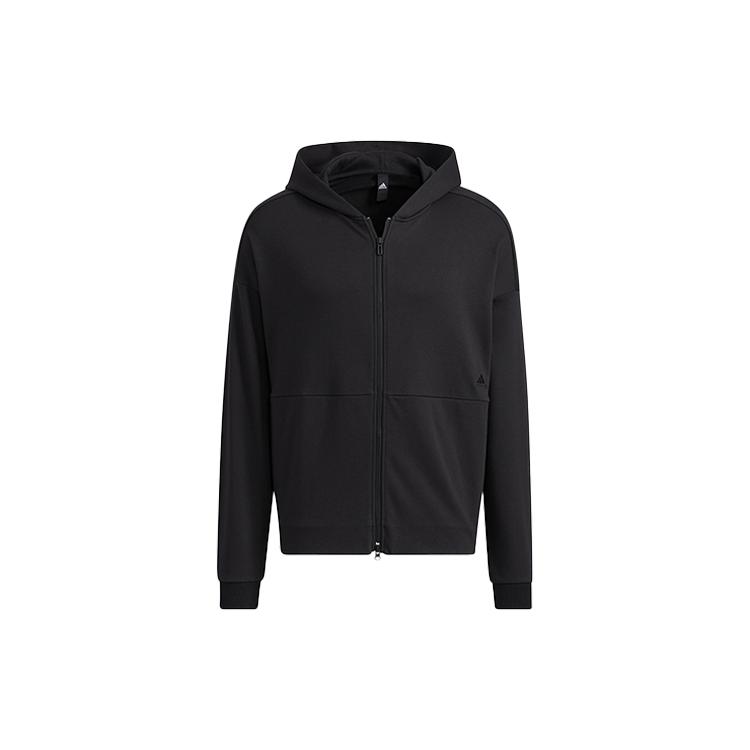 adidas Толстовки Мужские Черные С Капюшоном Умеренный Кардиган HD0079