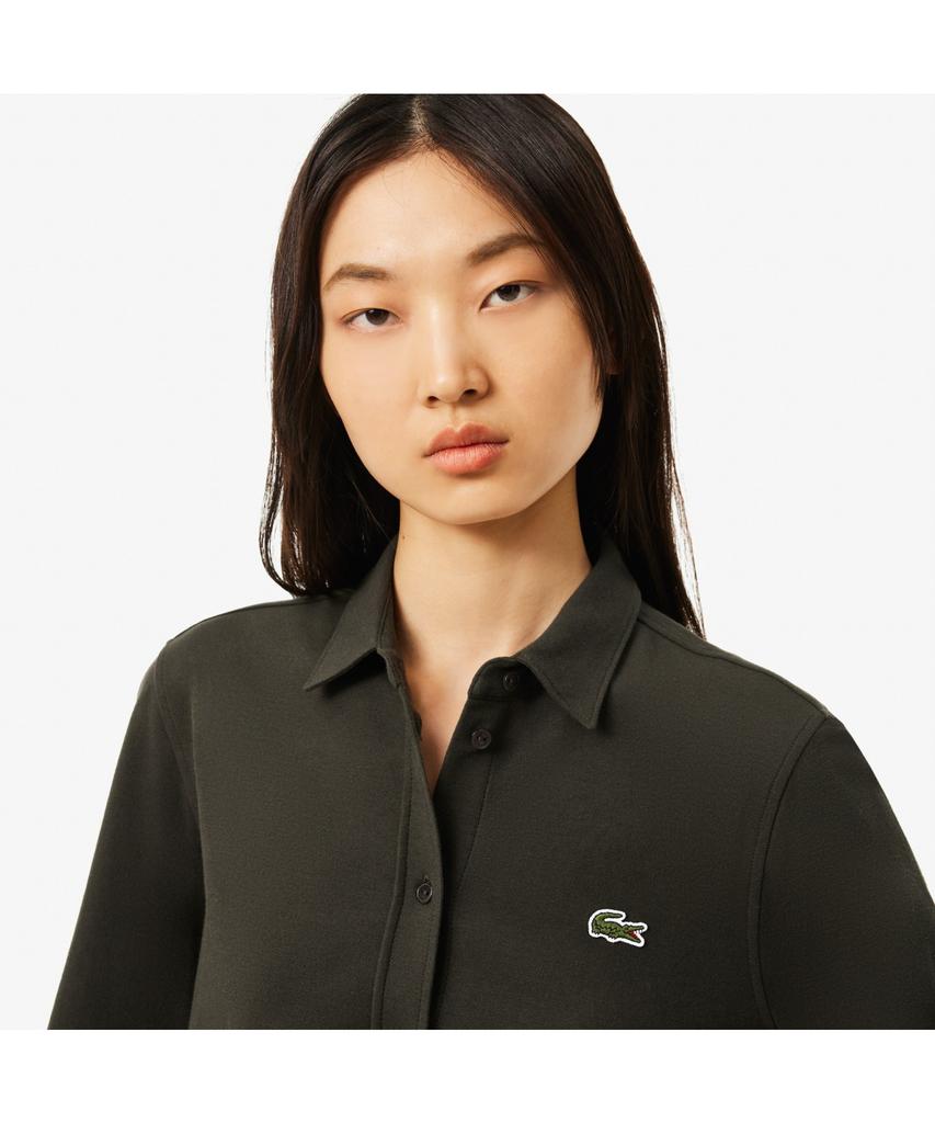 LACOSTE Женское пике-платье-рубашка с поясом Ef3263-54N L7A