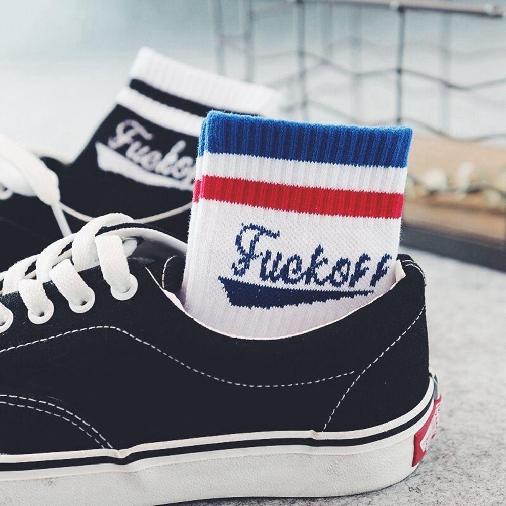 Модные повседневные спортивные чулочно-носочные изделия, хлопковые носки для скейтборда с буквами, носки для скейтборда, Chaussettes De Skate