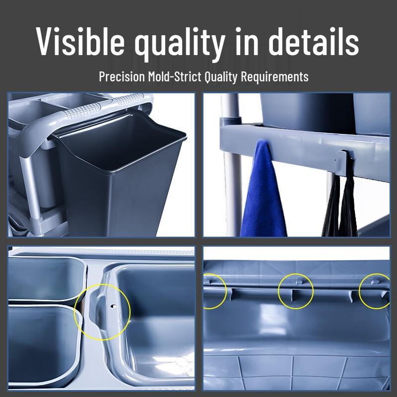 Коммерческая тележка для уборки в ресторане