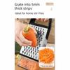 Four Sided Cheese Graters Stainless Steel Vegetable Slicer Ergonomic Food Shredder  Cheese