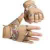Outdoor sports half-finger gloves men's winter fitness riding military fans special forces tactical gloves wear-resistant non-slip exposed fingers