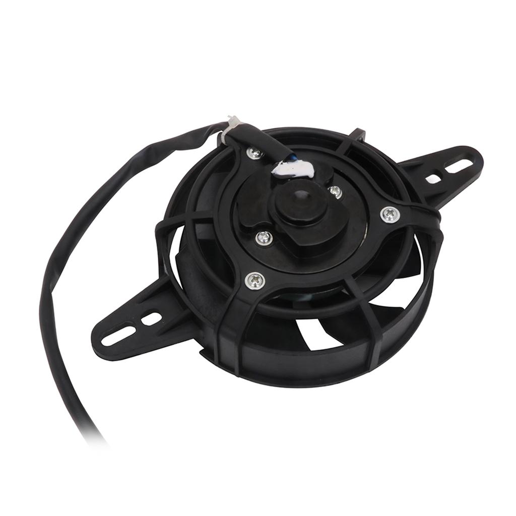 Мотоциклетный масляный радиатор, водяной охладитель, электрический радиатор, вентилятор охлаждения, простая установка, пластиковый фитинг для 150-250cc