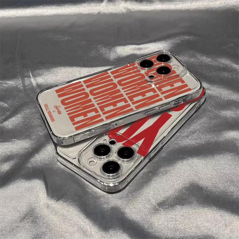 Women English Pattern Phone Case For Xiaomi Mi 15 T Pro 14T 13T 12 Mi 17 Pro 15 14 13 12 11 Lite 5G Clear Bumper Cover
