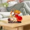Deer Sculpture Desktop Ornament Decorative Festival Holiday Creative Living Room Entryway Decor