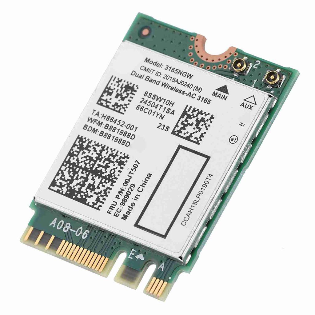 Для Lenovo Intel3165 Dual Band Wireless AC 3165NGW NGFF M2 433m Bluetooth4.2 802.11AC карта