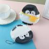 Плюшевый Многофункциональный Пингвин Женский Кошелек для Монет Держатель для Карт Кошелек на Молнии Кошельки Корейский Мешочек для Денег