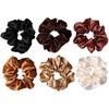 6 Pcs Hair Scrunchies Satin Hair Elastic Scrunchies Scrunchie Hair Ties Ropes Scrunchie Scrunchie Colorful for Girls Women