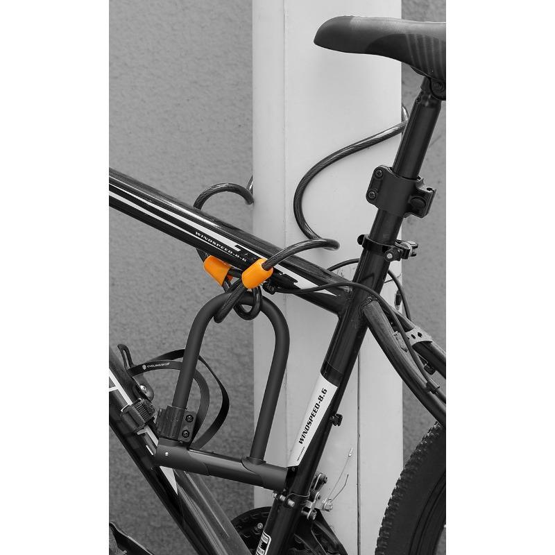 Portable Bicycle U-Lock Anti-theft Lock Anti-Hydraulic Shear MTB Riding Gear Bike Lock