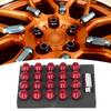 M12x1.5 Lug Nuts with Socket Adapter Aluminum Alloy 42mm   19Hex for JDM Racing   Replacement for  