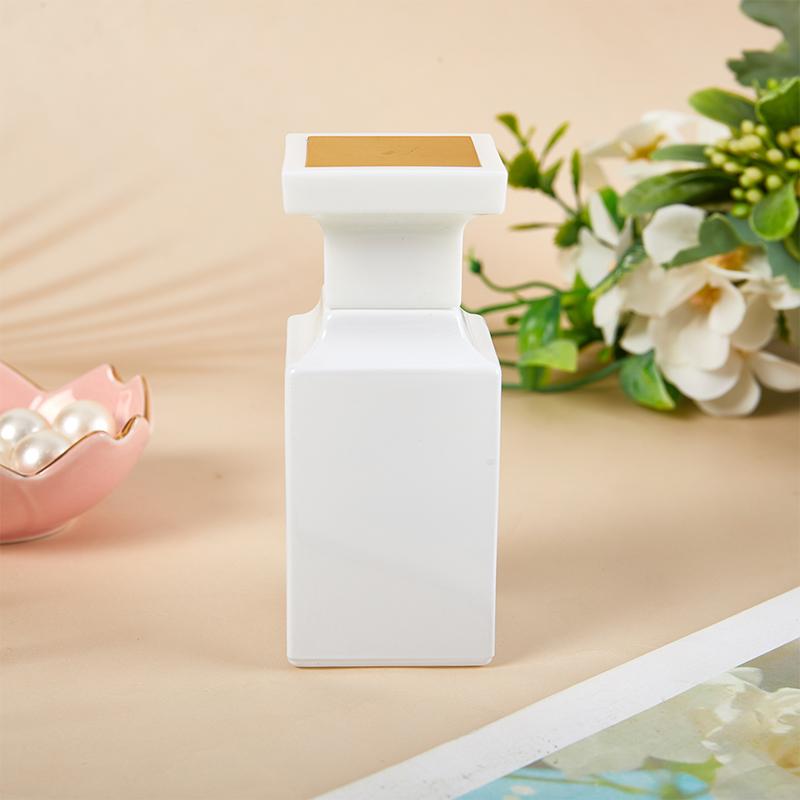 50 мл стеклянный многоразовый спиральный толстодонный квадратный стеклянный распылитель флакон для духов