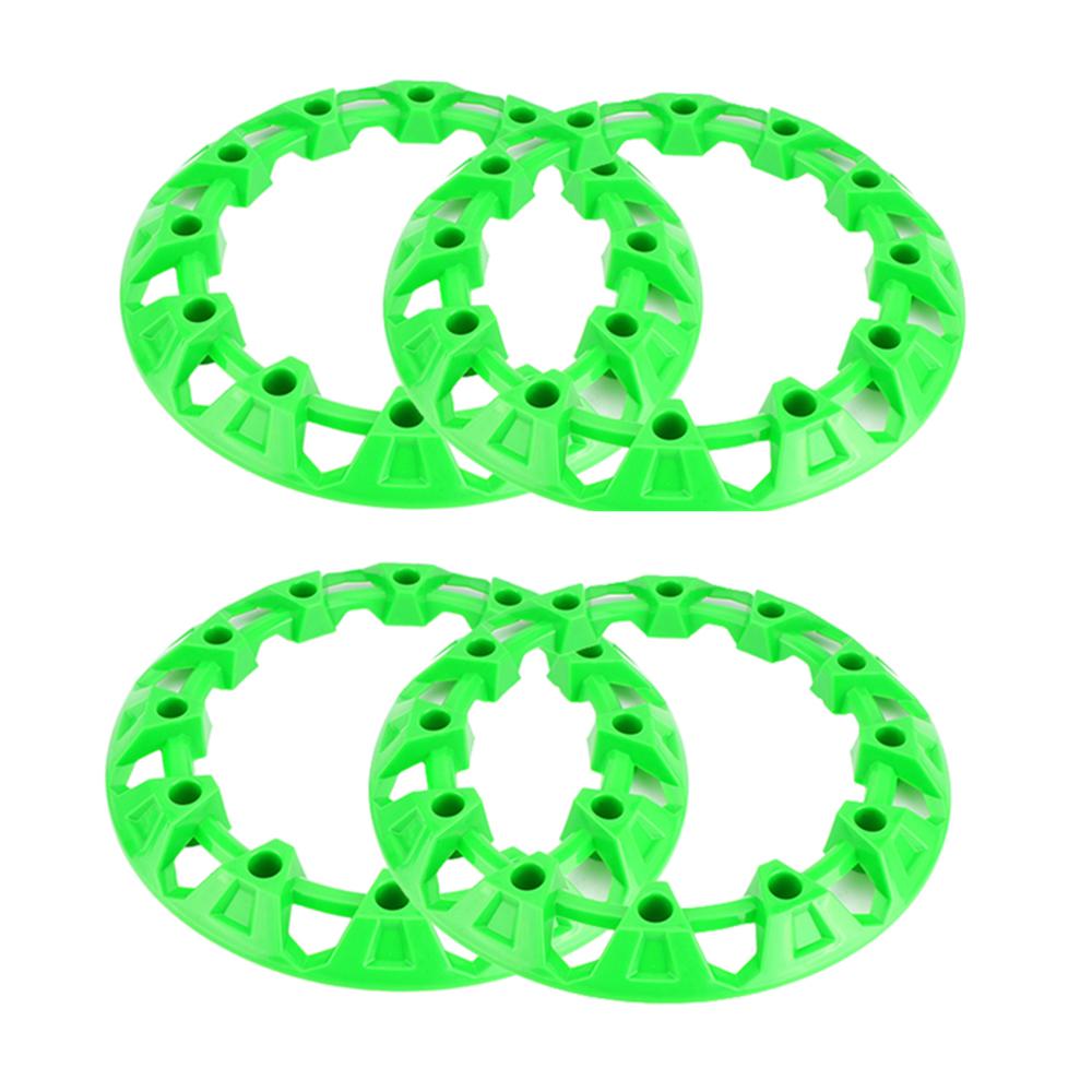 4pcs 8-inch ATV Wheel Trim Hub Protection Decor Rim Cap Universal Vehicle All Terrain wheel Plastic Cover fit to 8 inch wheels