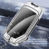 BTNPY1 Metal Leather Car Key Protection Shell Case Cover For Kia Sportage Ceed Sorento Cerato Forte KX3 K5 2017-2020 Auto Accessories