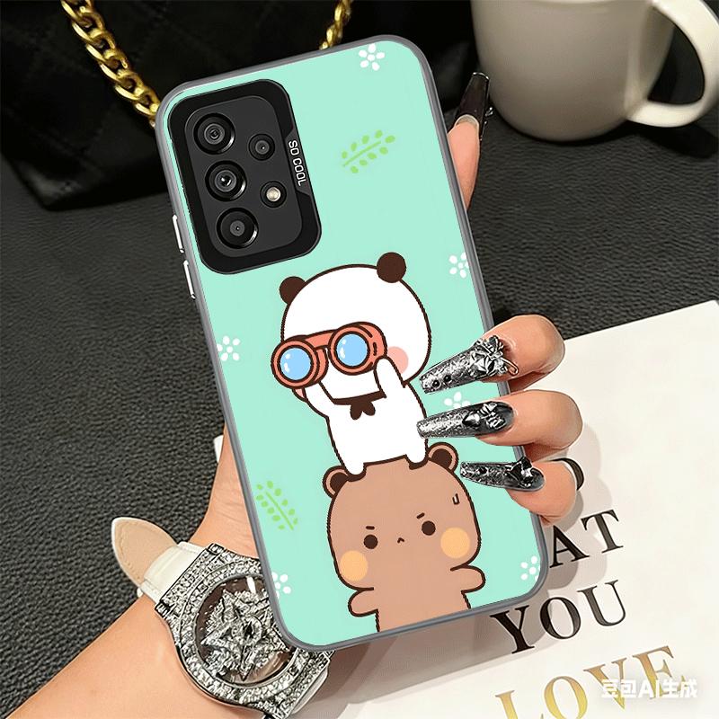 Bubu Dudu Мультяшный Милый Мягкий Чехол для Телефона для Samsung A17 A16 A15 A14 A13 A57 A56 A55 A54 A53 A37 A36 A35 A34 A33 A26 A25 A24 A23 A