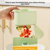 Suction Cup Sink Strainer Basket 2 In 1 Automatic Dumping Filter Basket  Kitchen Accessories