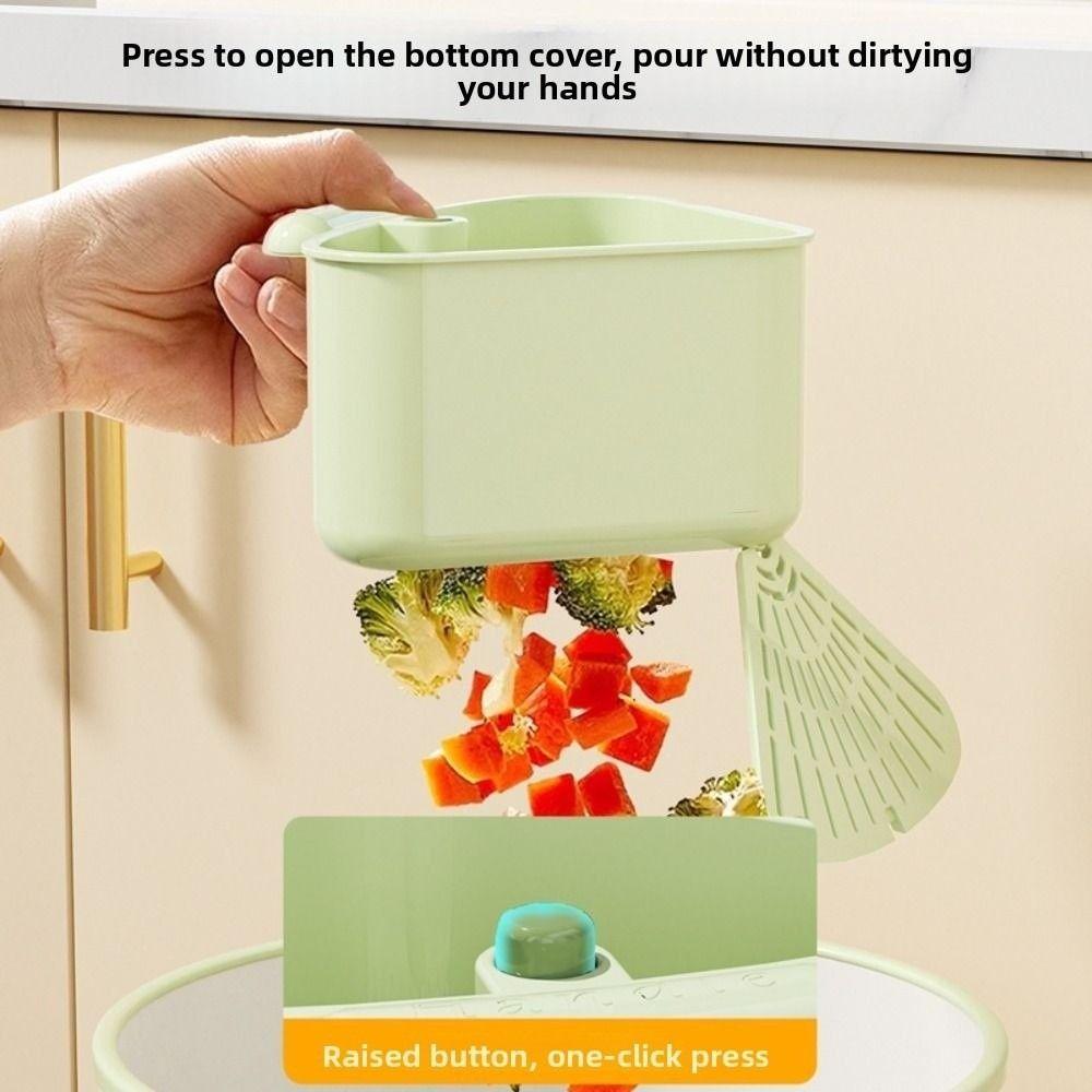 Suction Cup Sink Strainer Basket 2 In 1 Automatic Dumping Filter Basket Kitchen Accessories