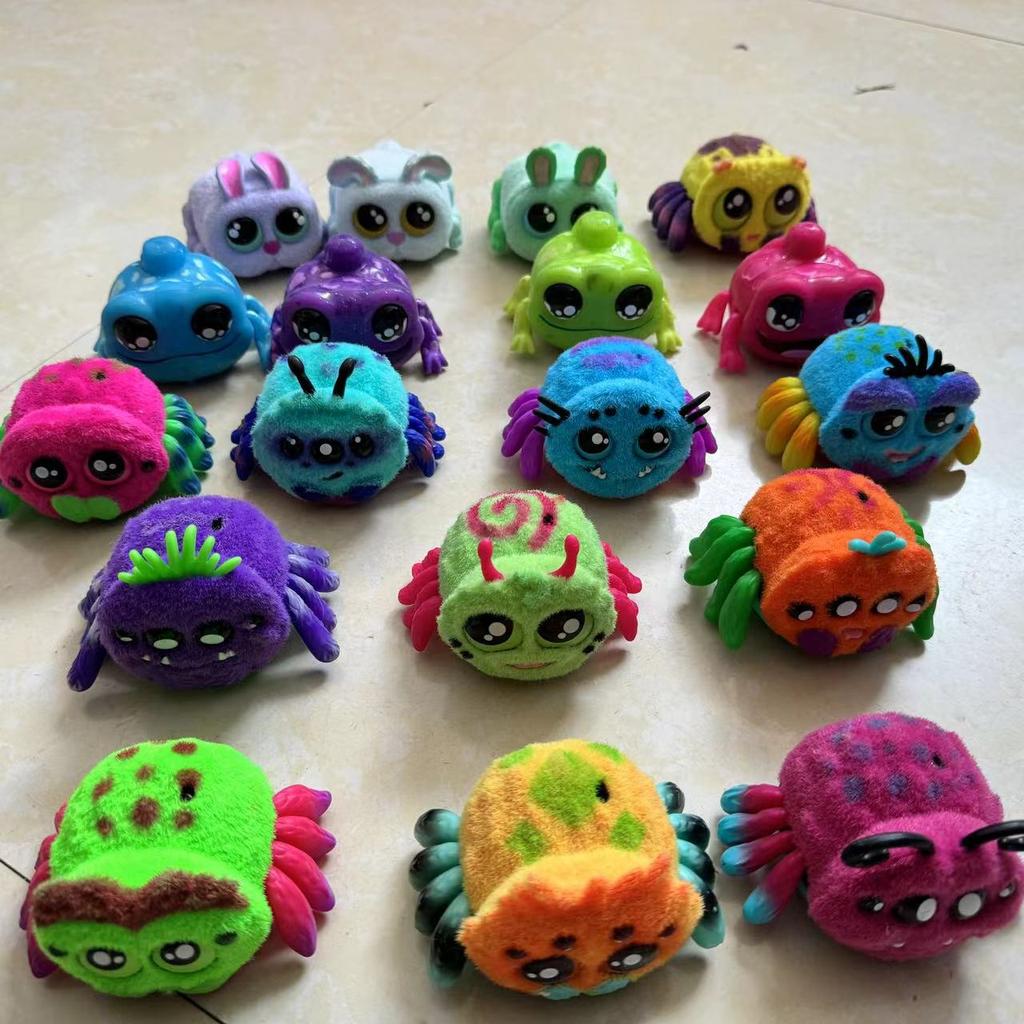 Original Yellies Voice Activated Pet Interactive Toys Cute Yellies Spider Rabbit Screams Electronic Pets Toys Figure Model