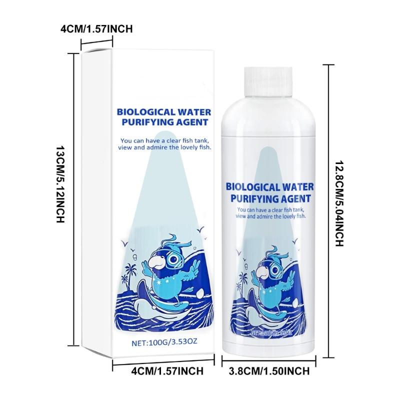 Fish Tanks Algae Cleaner Powder Offering Safe and Effective Washing for Aquariums Fish Tanks Water Keep Underwater Clean
