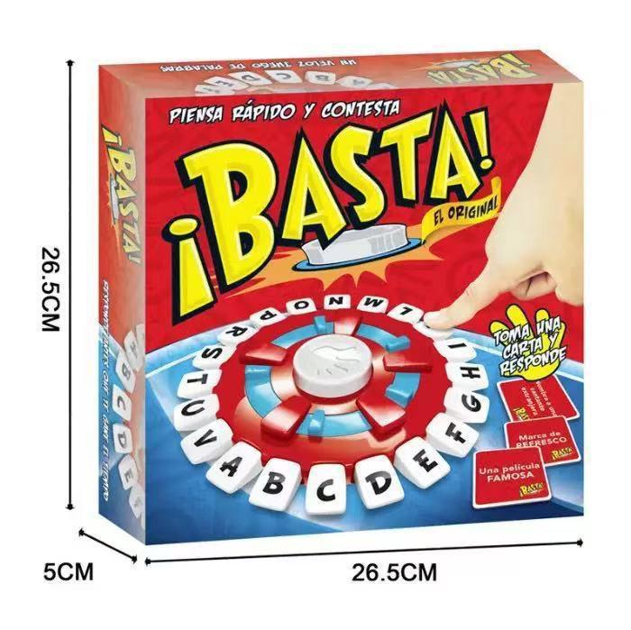 BASTA Crazy Alphanumeric Fast-paced Interactive Board Puzzle for Children