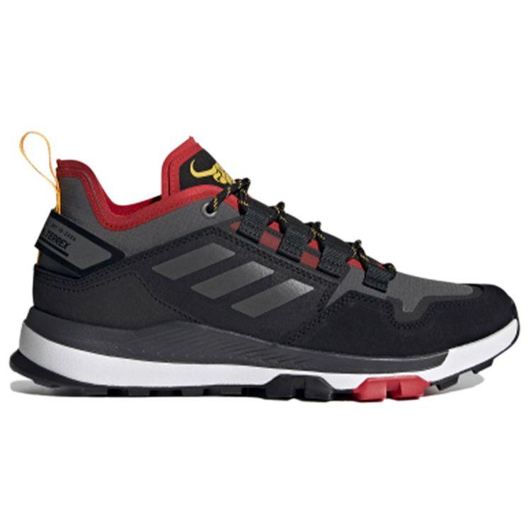 adidas Terrex Hikster Синтетическая замша Кожа Уличная Функциональная Дышащая Низкие Кроссовки для образа жизни Мужские кроссовки Черный Серый GZ8932