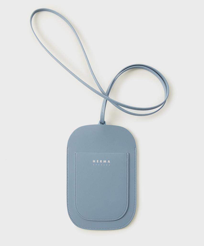 Сумка-кошелек Herma Poche Crossbody Синий колокольчик