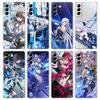 Чехол для телефона в стиле игры Honkai Star Rail для Samsung Galaxy S24 S23 S22 S20 S21 FE Ultra S10 S10E S9 S8 Plus Прозрачные сумки