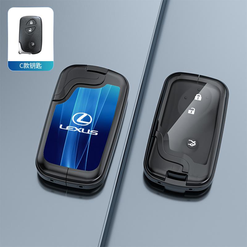 SKIA7 Interior Stickers Car Remote Key Case Cover Holder Shell Key Bag For Lexus CT200h ES 300h IS250 GX400 RX270 RX450h RX350 LX570 K