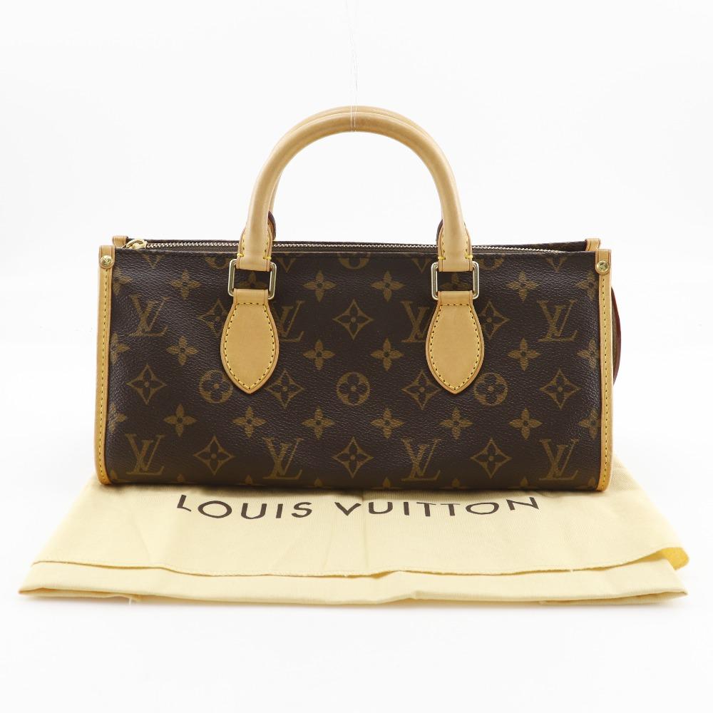 Louis Vuitton Попан крутая Сумка M40009 Коричневая Канва Monogram Женская Б/У