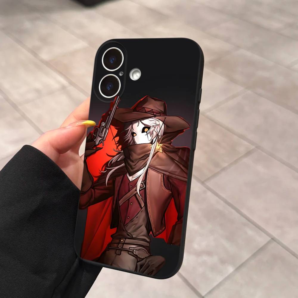 Чехол для телефона 'Цирк уродов Пьеро' для iPhone 17 16 14 15 13 12 11 Pro Max Plus Силиконовый мягкий чехол