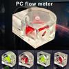 For PC Water Cooling Easy Install 2 Way G1/4 Thread PC Flow Meter Flow Meter Office Measuring Tools