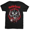 26 Футболка Motorhead Молния Венок Overkill Официально Лицензированная Мужская Черная Лемми Унисекс Футболка